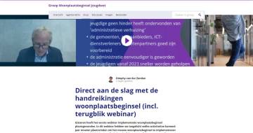 Direct aan de slag - pagina webpagina Ketenbureau iSD