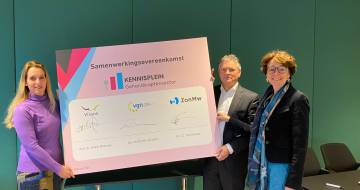 Ondertekening nieuwe overeenkomst Kennisplein Gehandicaptensector